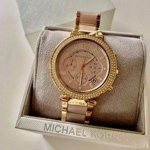 Michael Kors MK6326 Parker Rose-Tone Gold Watch